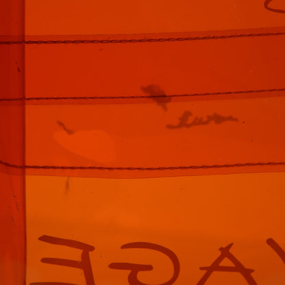 Hermes Vinyl Souvenir De L'Exposition Kelly Orange 6 of 12