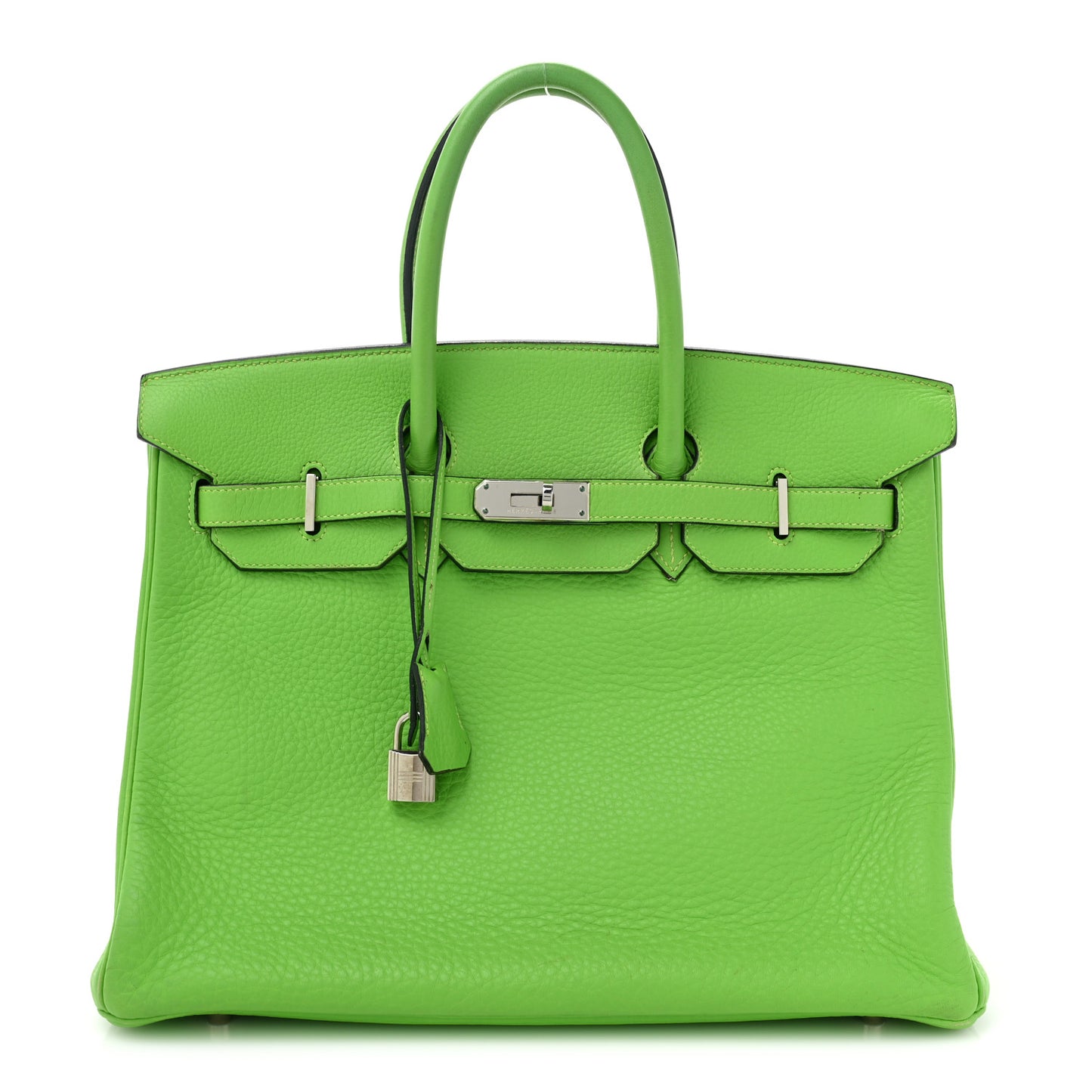 Taurillon Clemence Birkin 35 Vert Cru