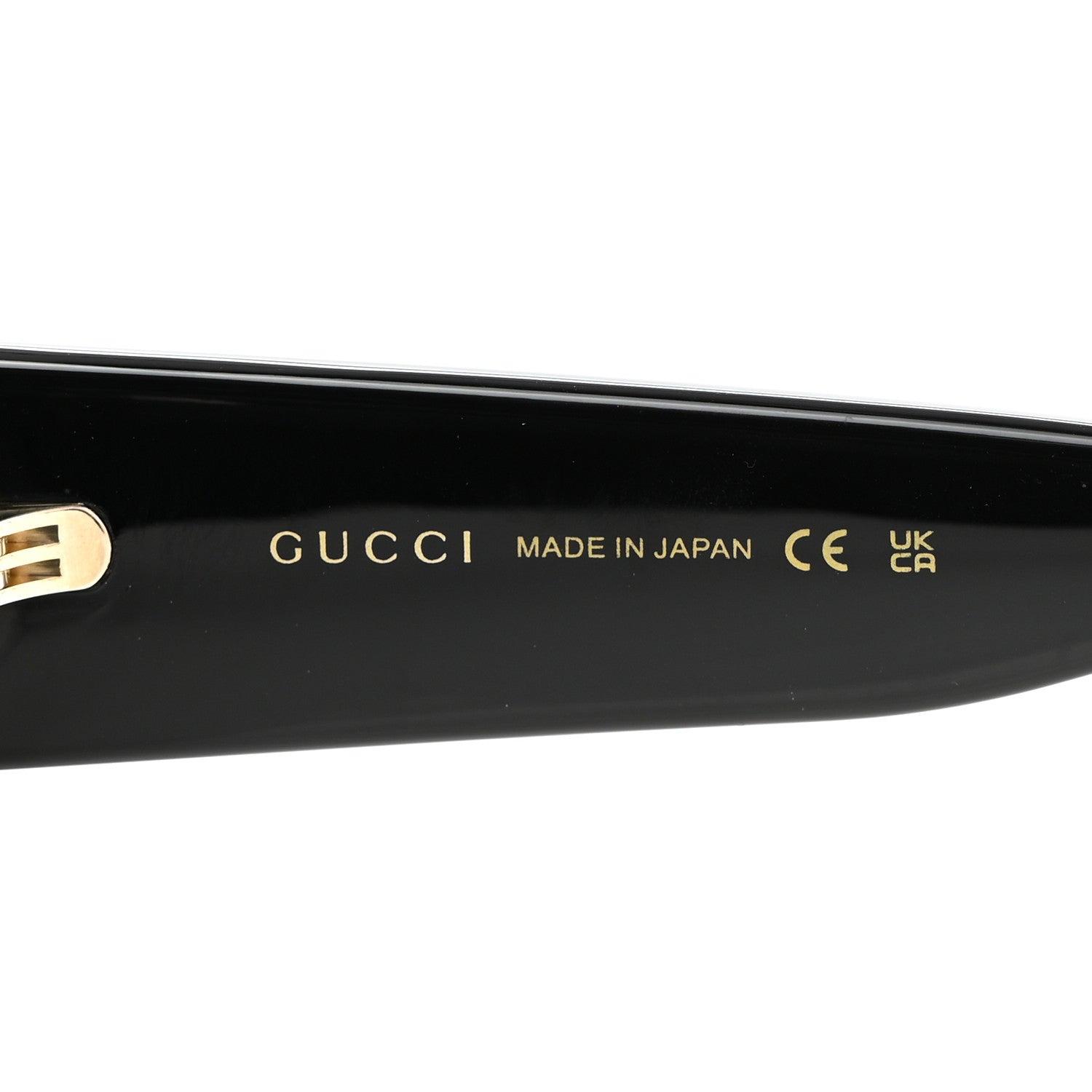 Gucci Acetate Square Frame Sunglasses GG0142SA Black 6 of 7