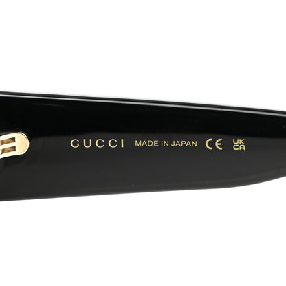 Gucci Acetate Square Frame Sunglasses GG0142SA Black 6 of 7