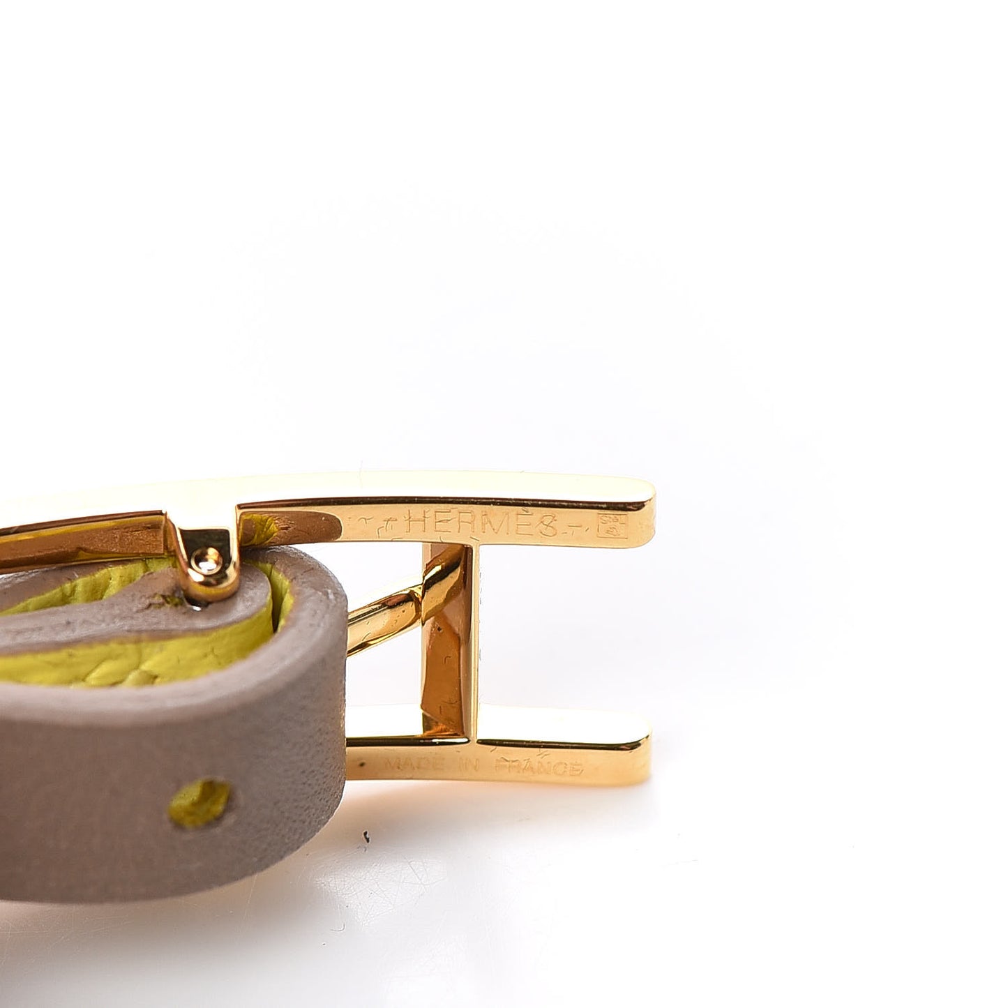 Epsom Swift Behapi Double Tour Bracelet S Soufre Etoupe