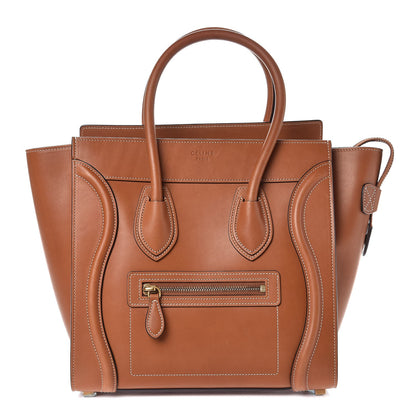 Celine Natural Calfskin Micro Luggage Tan 1 of 7