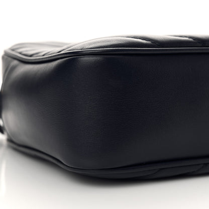 Saint Laurent Calfskin Matelasse Monogram Lou Camera Bag Navy 9 of 11