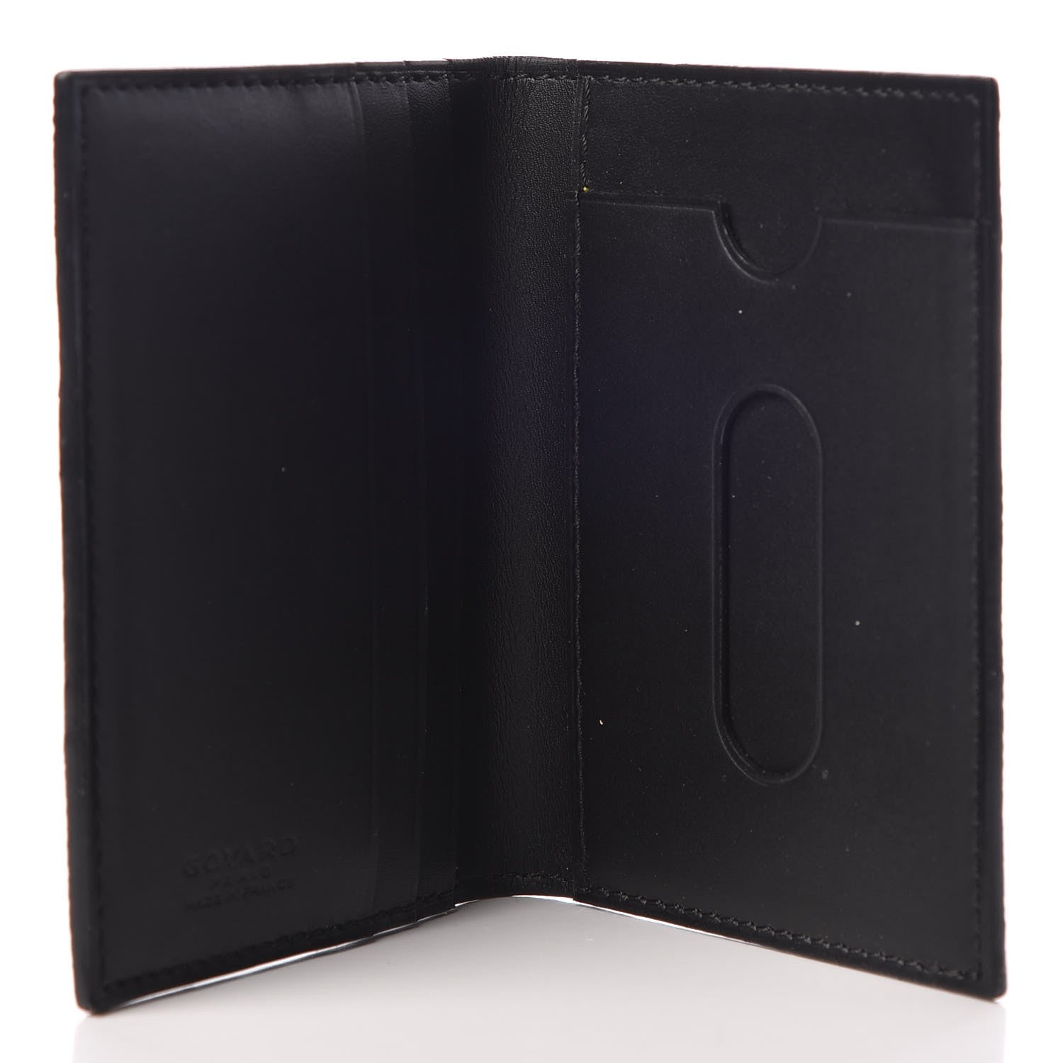 Goyard Goyardine Saint Marc Folding Card Case Black 13 of 16