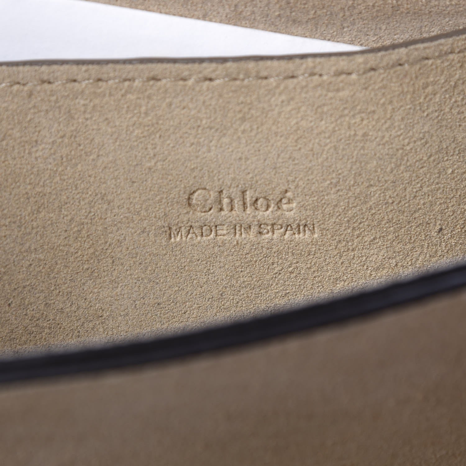 Chloe Suede Calfskin Small Faye Shoulder Bag Tobacco 6 of 10