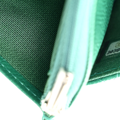 Chanel Caviar Quilted Wallet On Chain WOC Green 8 of 12