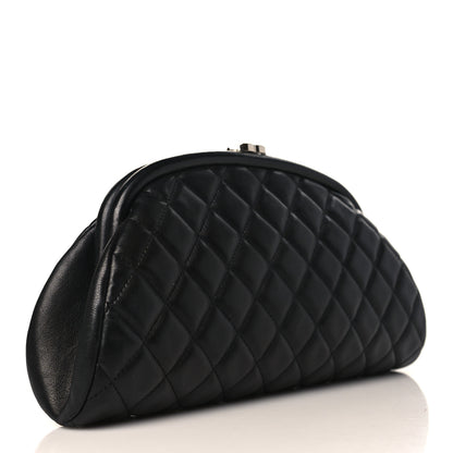 Chanel Lambskin Quilted Timeless Clutch Black 2 of 7