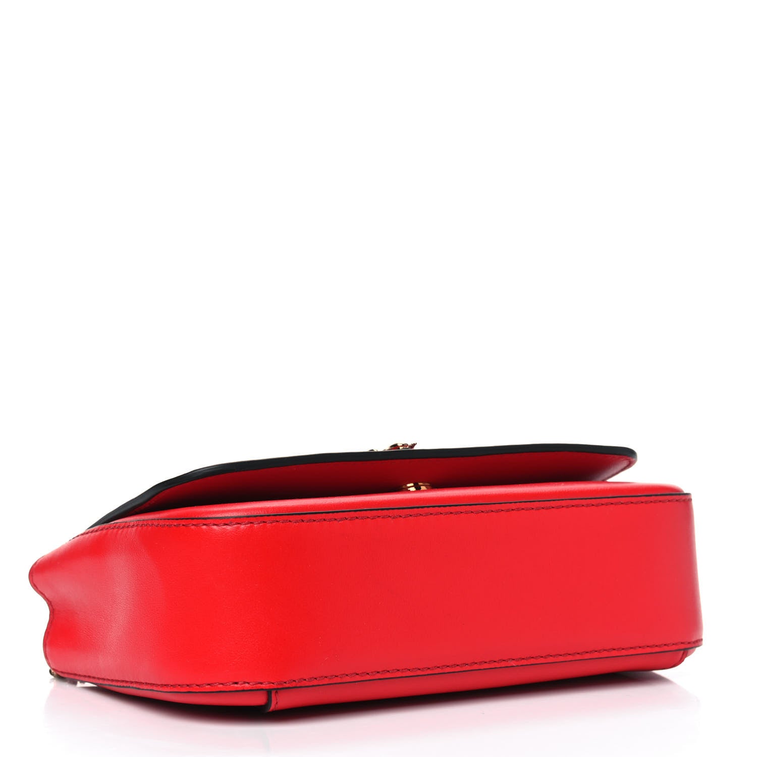 Versace Vitello Virtus Mini Chain Bag Eros Flame Red 3 of 4