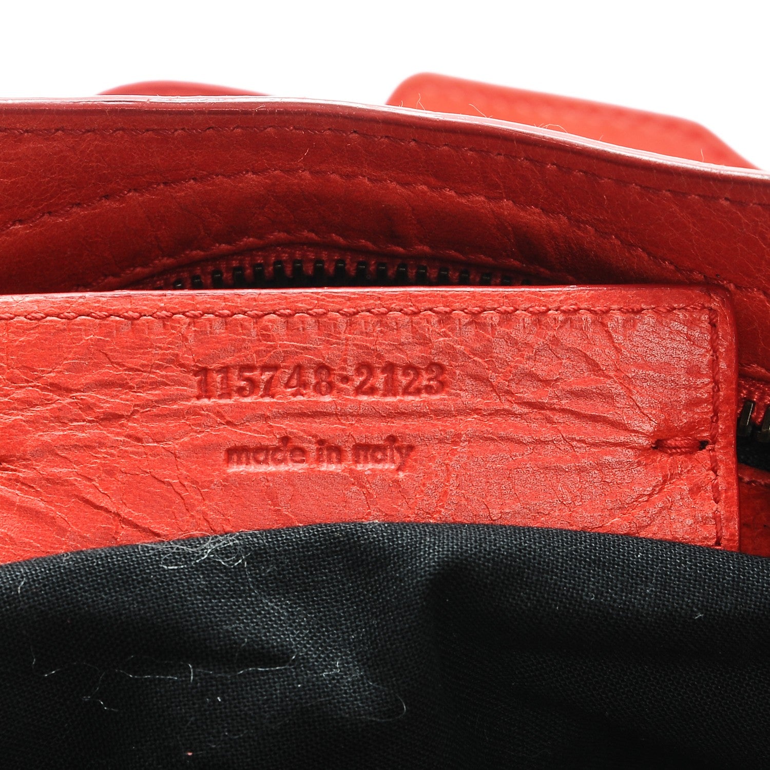 Balenciaga Agneau Classic Hardware City Vermillion 7 of 12