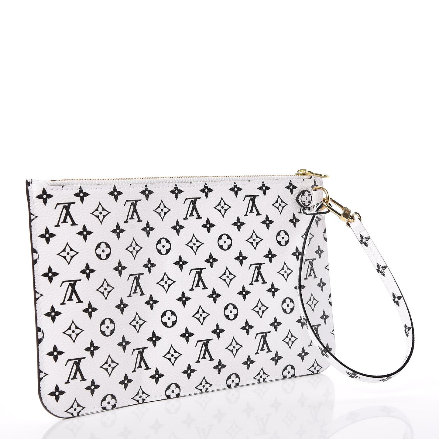 Monogram Giant Neverfull MM GM Pochette White