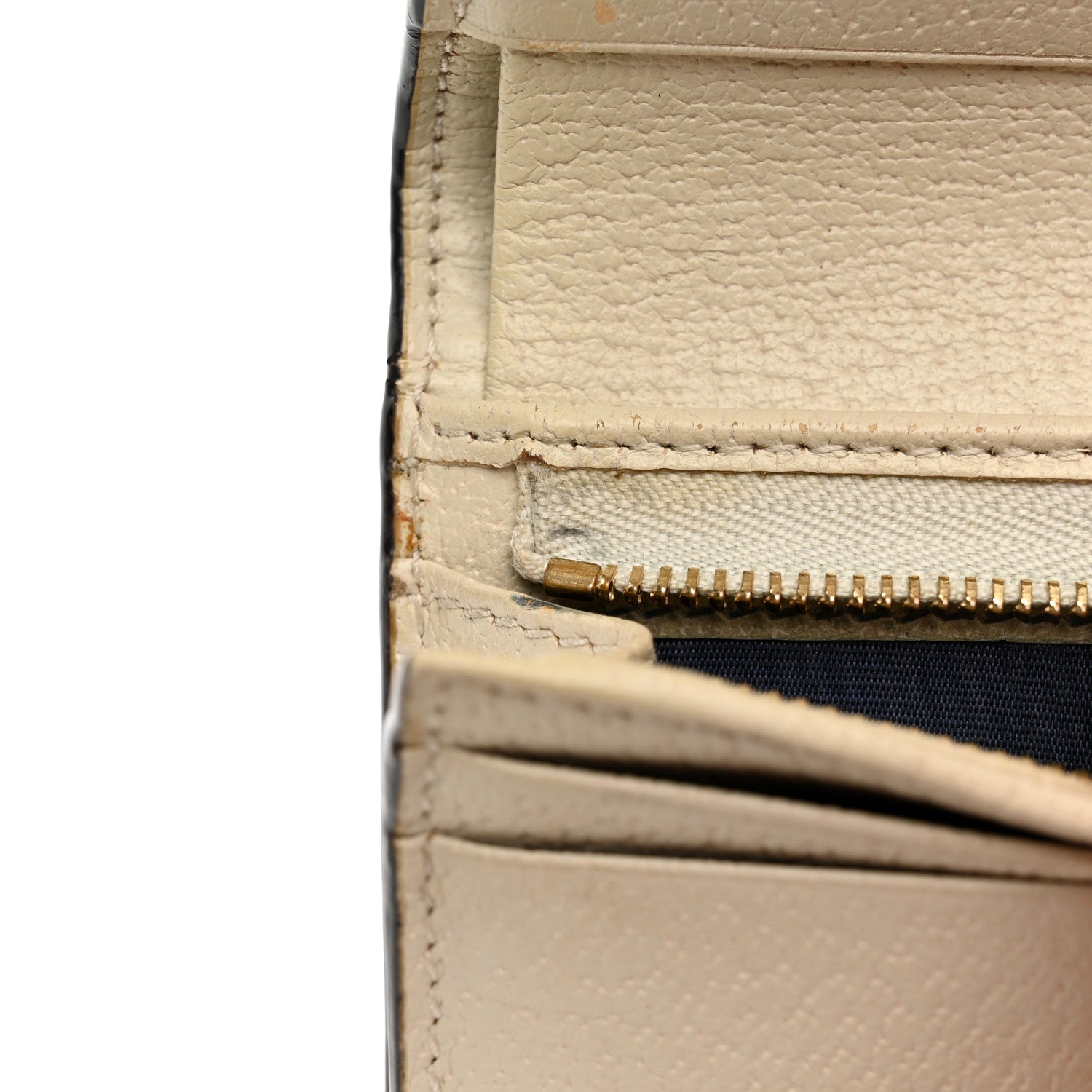 Gucci Textured Calfskin Web Ophidia Card Case Mystic White 11 of 11