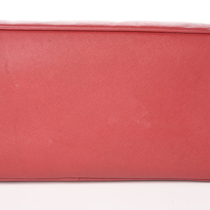 Prada Saffiano Large Galleria Double Zip Tote Fuoco 11 of 17