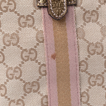 Gucci Monogram Medium Jolicoeur Tote Metallic 9 of 10