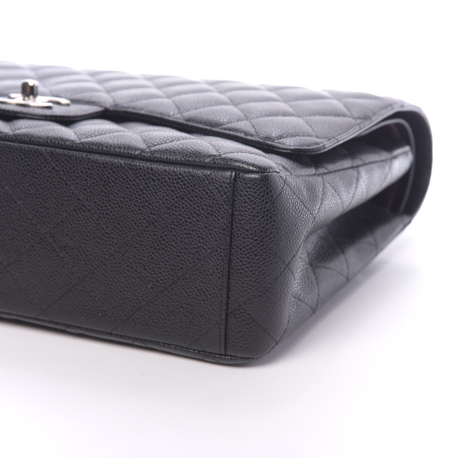 Chanel Caviar Quilted Maxi Double Flap Black 9 of 11