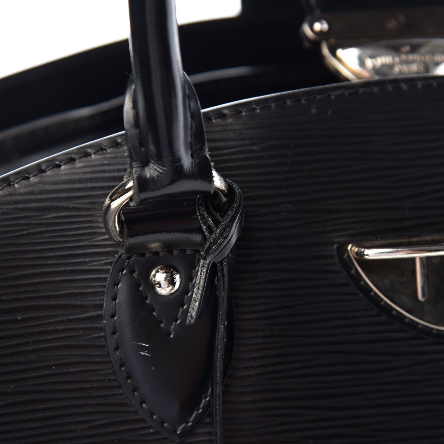 Louis Vuitton Epi Pont-Neuf GM Black 10 of 17