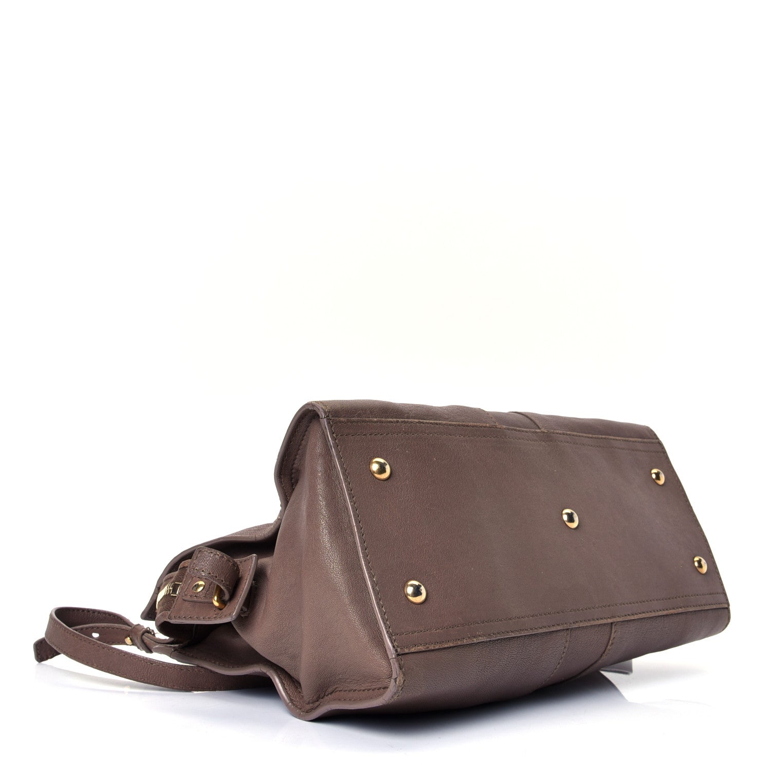 Saint Laurent Sheepskin Small Cabas ChYc Taupe 3 of 4