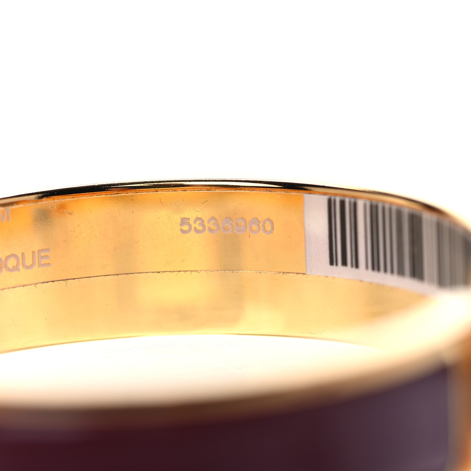 Hermes Enamel Narrow Clic Clac H Bracelet PM Rouge Baroque 6 of 8