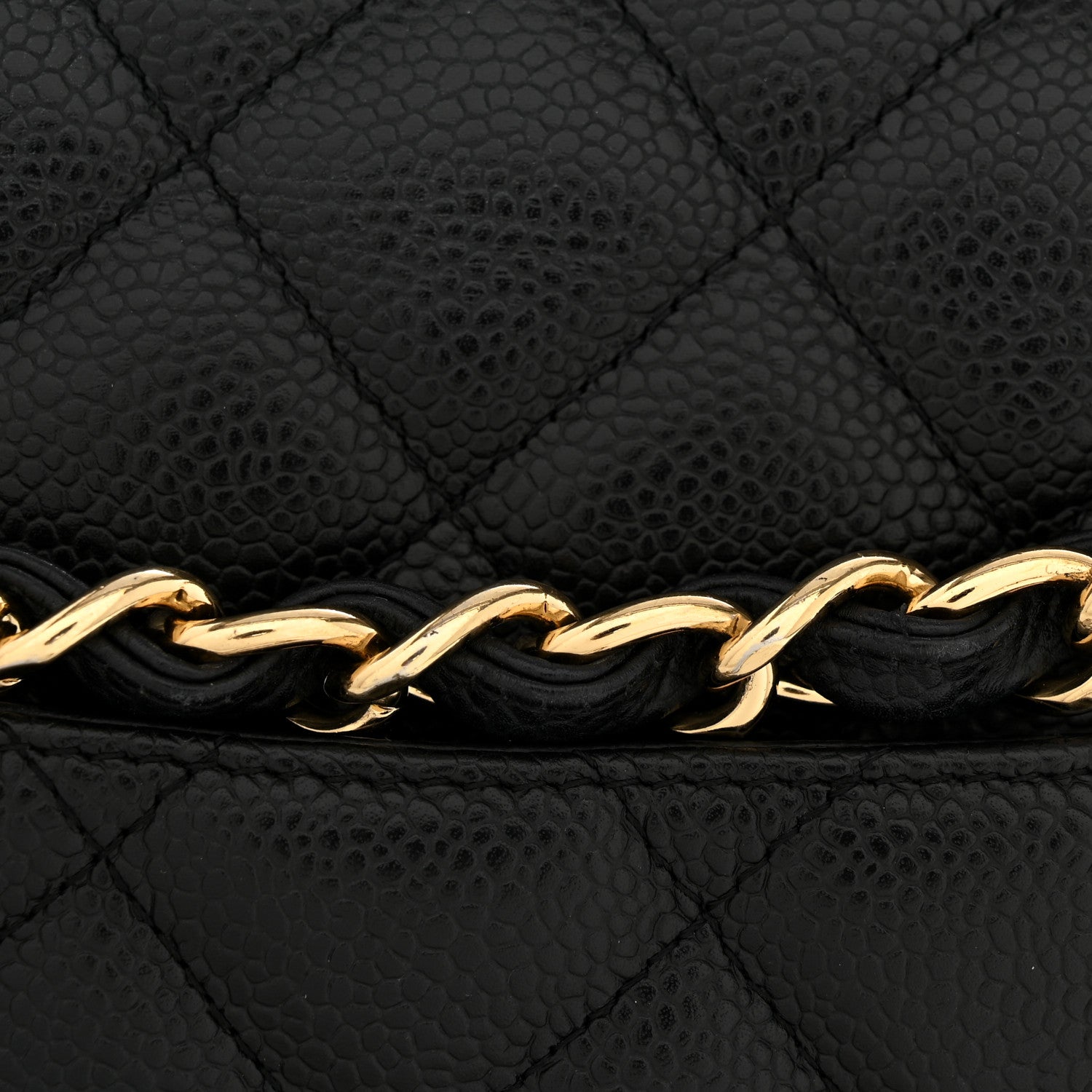 Chanel Caviar Quilted Jumbo Single Flap Black 13 of 14