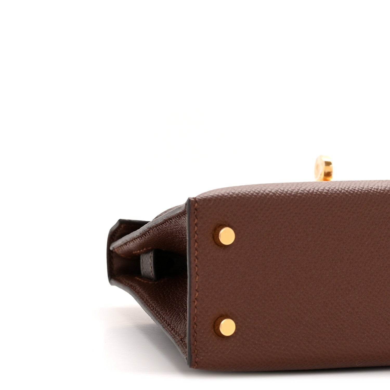 Hermes Epsom Tri-Color Mini Kelly Sellier 20 Terre Ebene Craie 8 of 11
