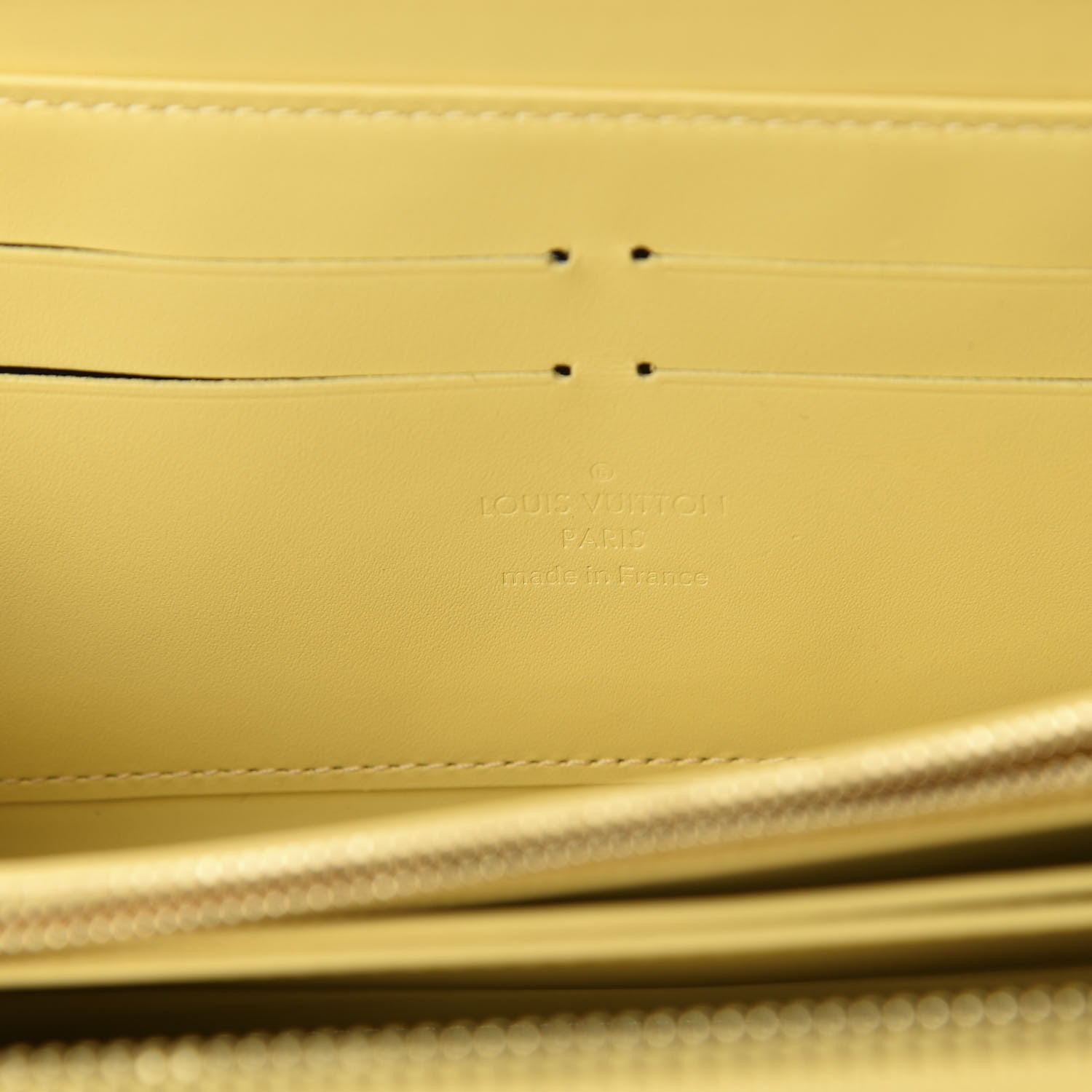 Louis Vuitton Vernis Zippy Wallet Citrine 8 of 9