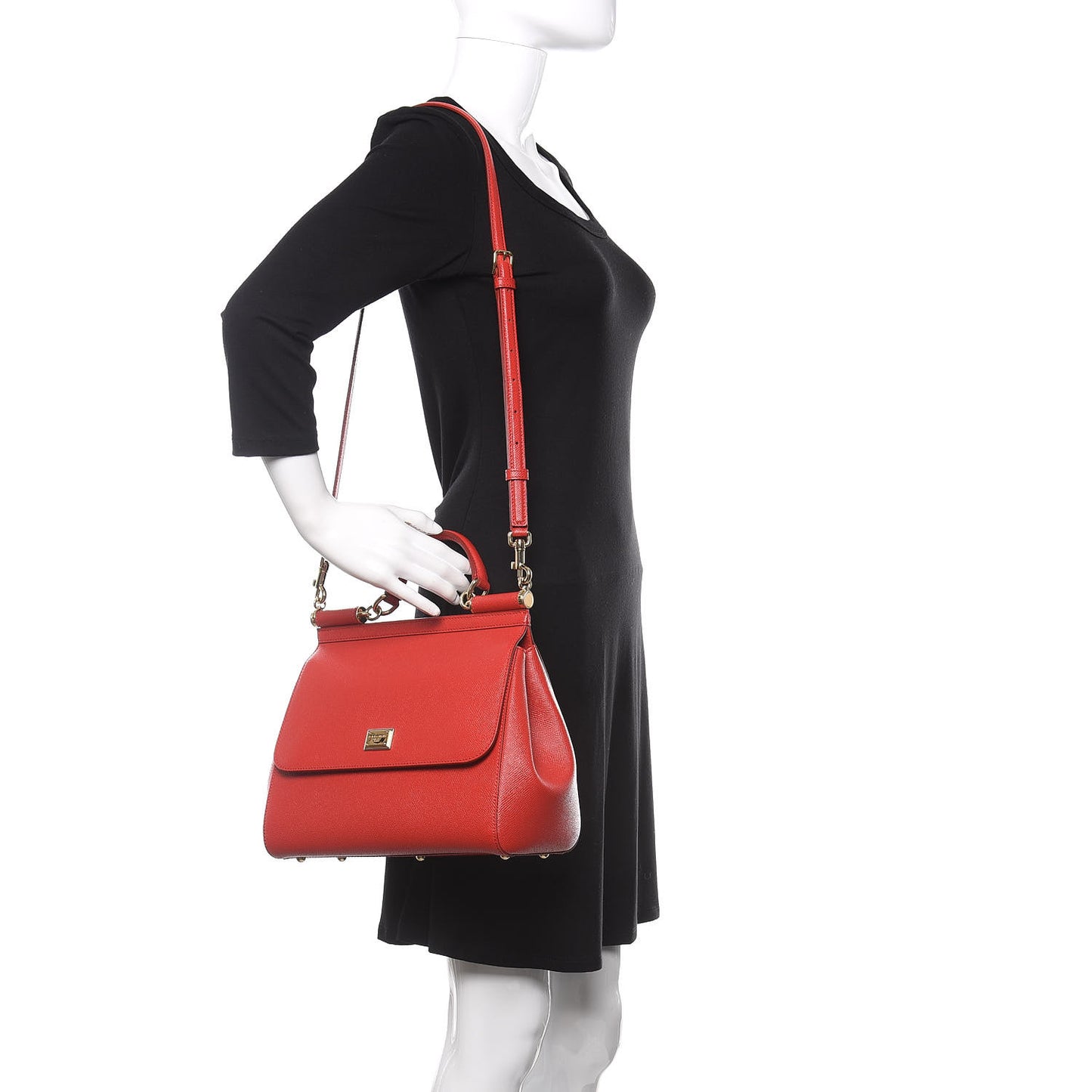 Dauphine Medium Miss Sicily Satchel Red