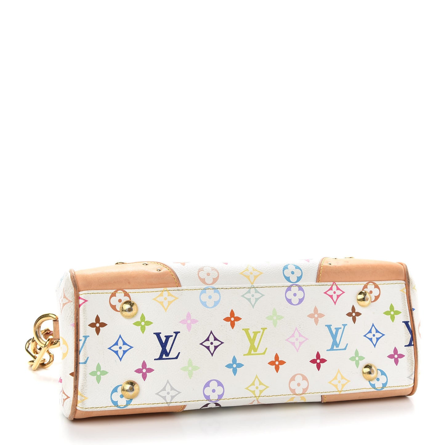 Monogram Multicolor Beverly MM White