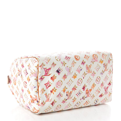 Louis Vuitton Watercolor Aquarelle Speedy 30 White 3 of 8