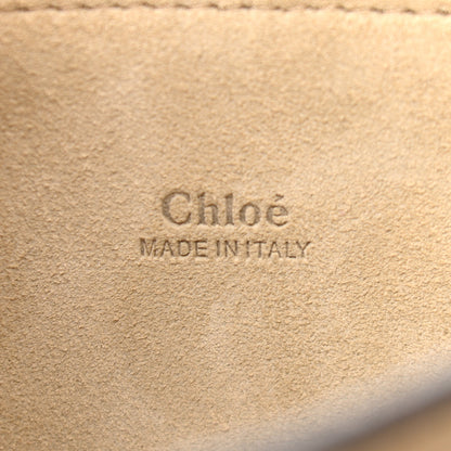 Chloe Calfskin Suede Medium Faye Shoulder Bag Blush Nude 6 of 10