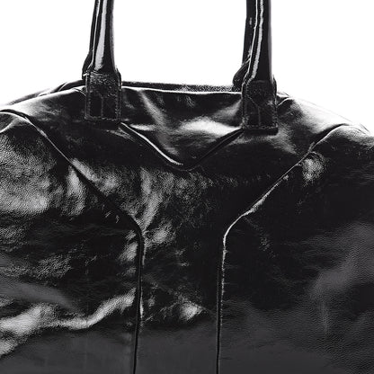 Saint Laurent Textured Patent Medium Easy Y Bag Black 6 of 8