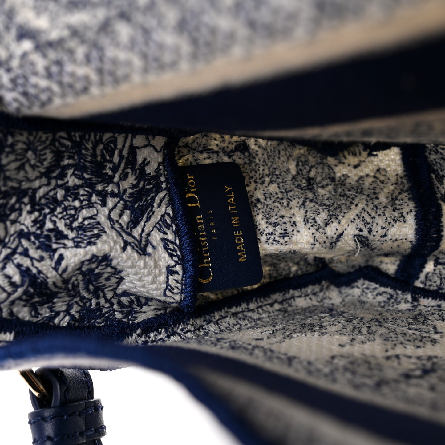 Canvas Embroidered Reve D'Infini Small Diorcamp Messenger  Blue