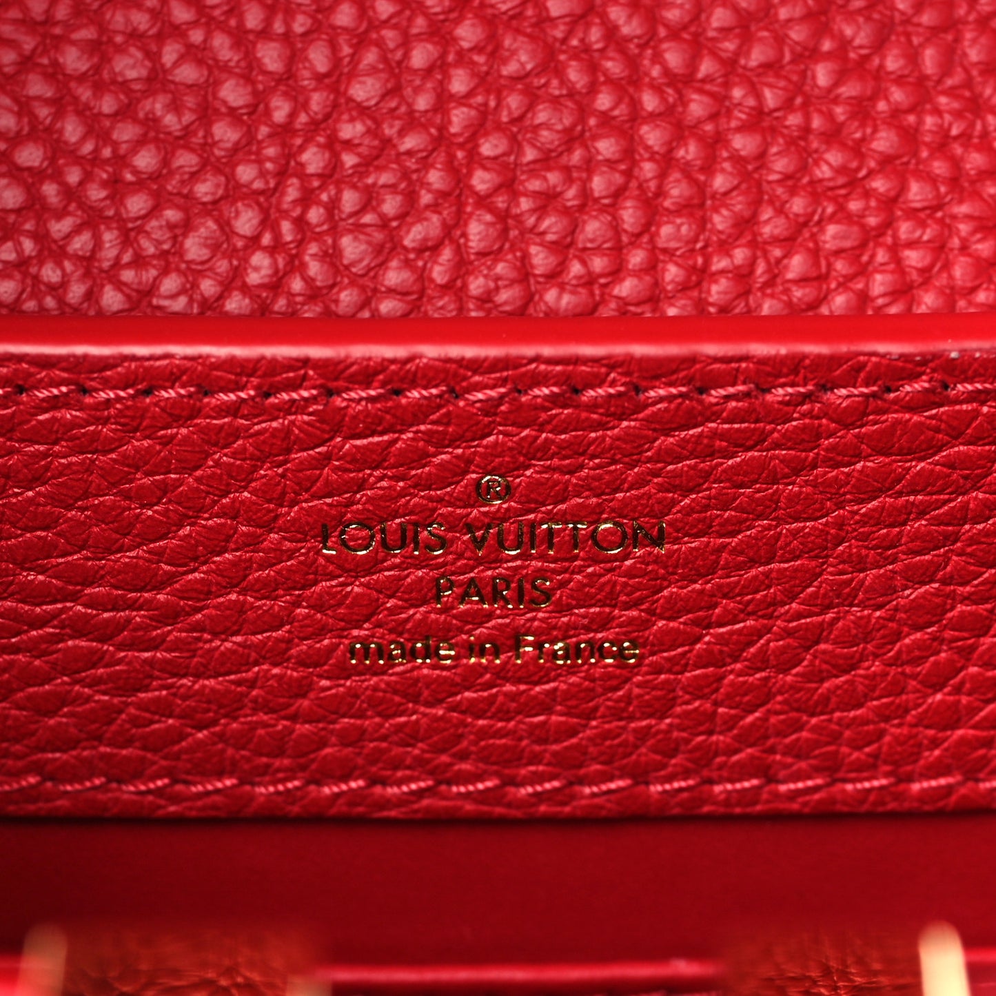 Taurillon Mini Capucines Scarlet