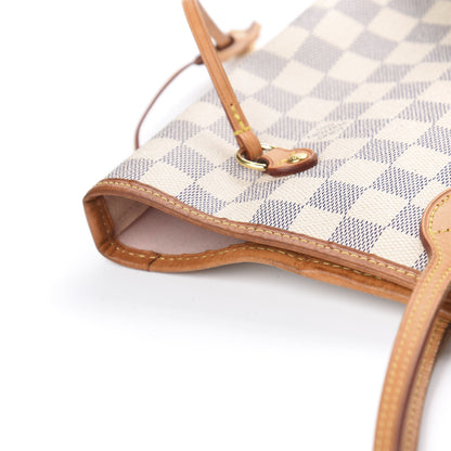 Louis Vuitton Damier Azur Neo Neverfull MM Rose Ballerine 10 of 20