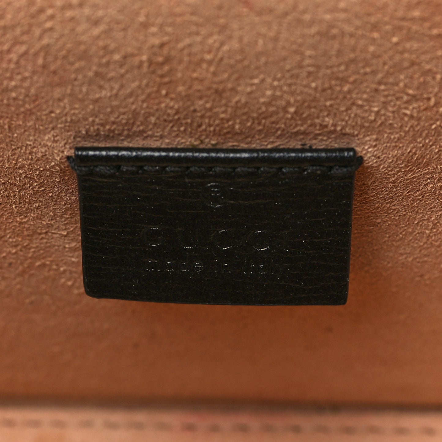 Calfskin Small Padlock Bamboo Shoulder Bag Black