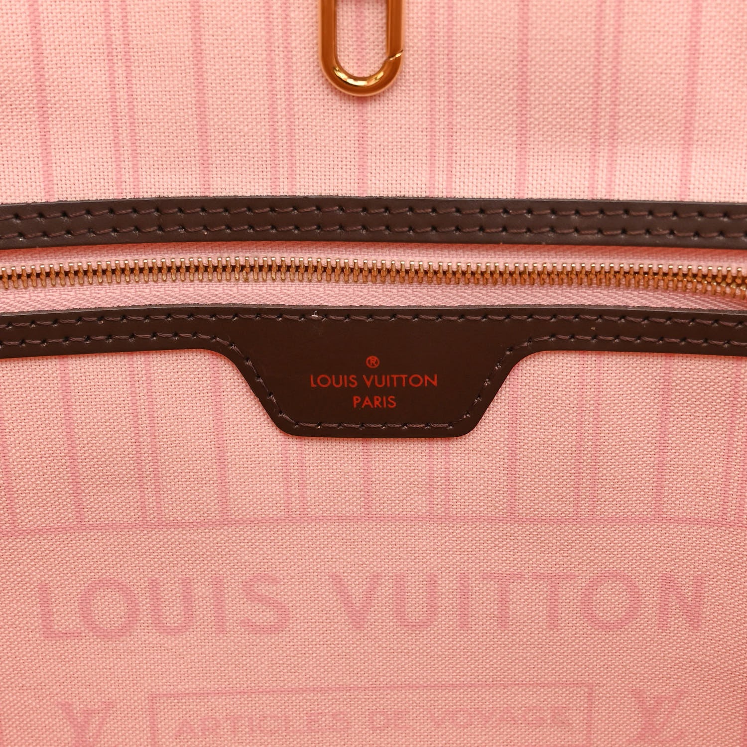 Louis Vuitton Damier Ebene Neo Neverfull MM Rose Ballerine 6 of 14