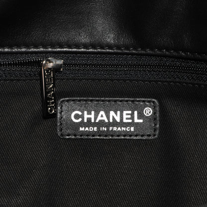 Chanel Calfskin Large Expandable Flap Bag Black 6 of 8