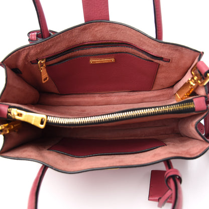 Miu Miu Goatskin Madras Tote Peonia 4 of 9