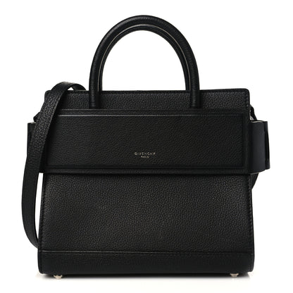 Givenchy Grained Calfskin Small Horizon Satchel Black 1 of 8
