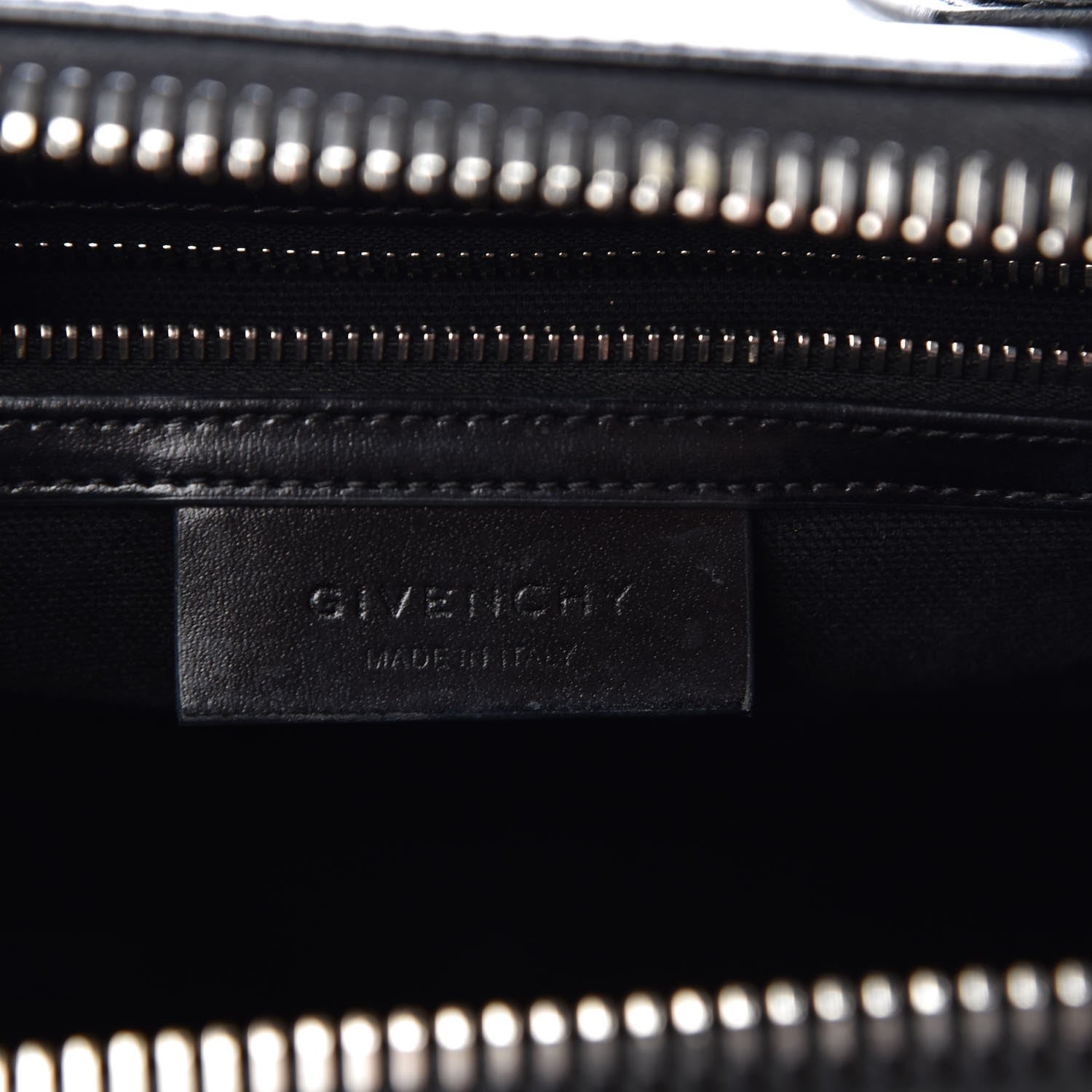 Givenchy Shiny Lord Calfskin Medium Antigona Black 6 of 7