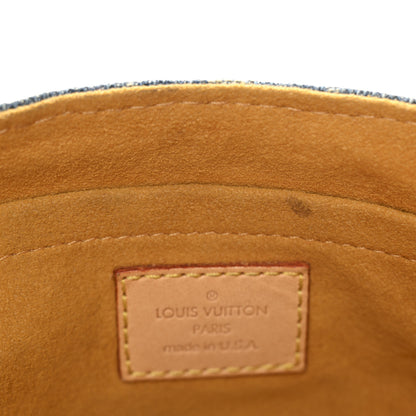 Louis Vuitton Monogram Denim Mini Pleaty Blue 6 of 10