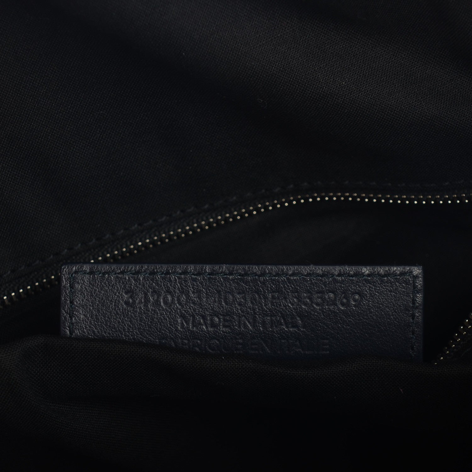 Balenciaga Elegant Calfskin Phileas Computer Case Bleu Nuit 6 of 7