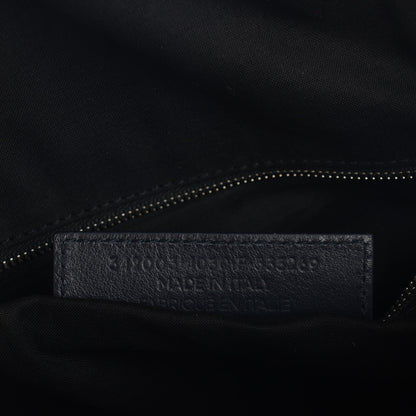 Balenciaga Elegant Calfskin Phileas Computer Case Bleu Nuit 6 of 7