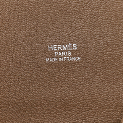 Hermes Taurillon Clemence Jypsiere 34 Etoupe 5 of 13