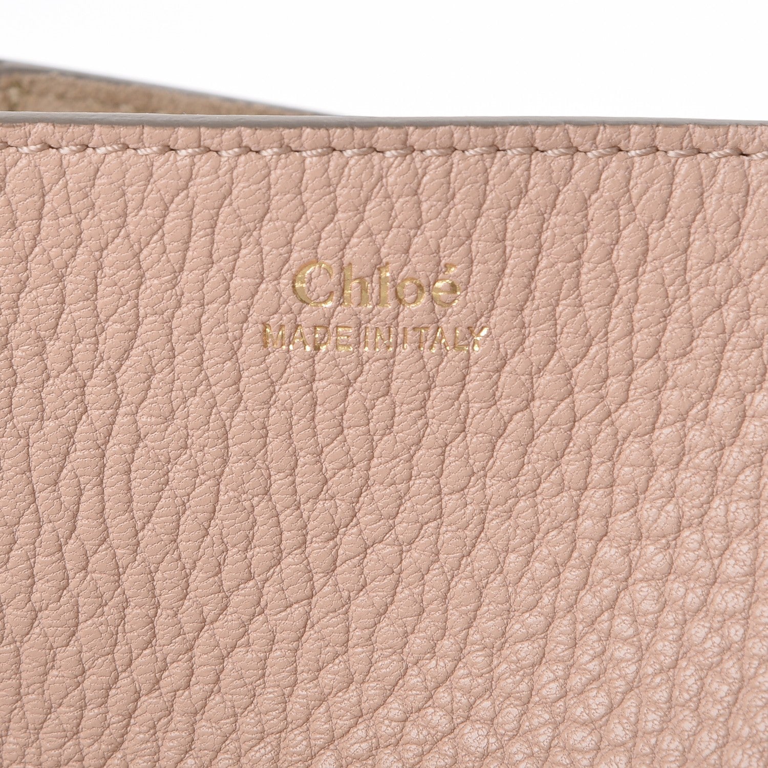 Chloe Grained Lambskin Drew Shoulder Bag Cement Pink 6 of 7