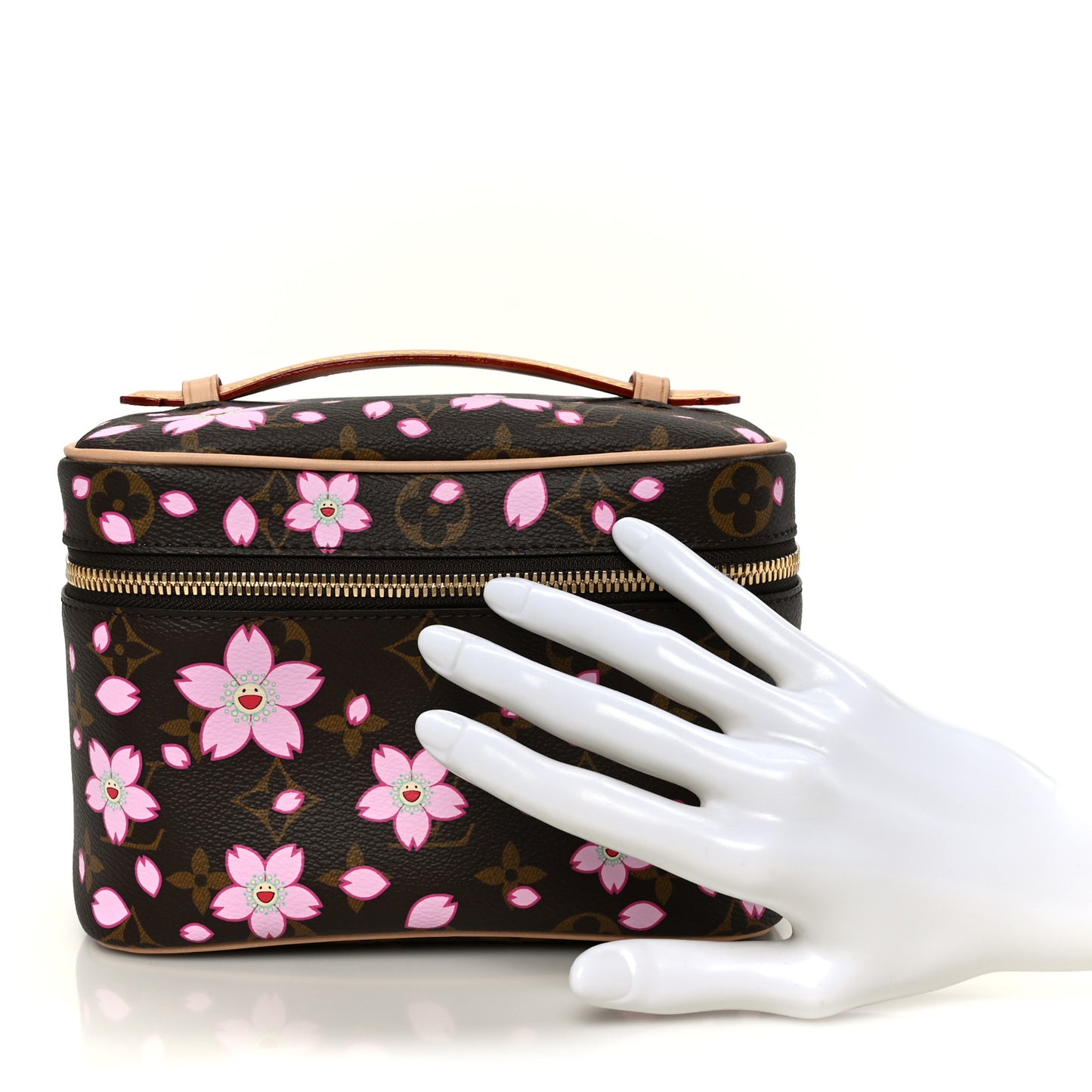 LV X TM Monogram Cherry Blossom Nice Mini Sakura Brown