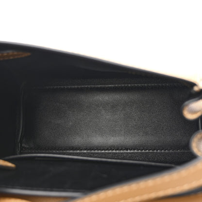 Versace Grained Calfskin Small La Medusa Top Handle Bag Brown 5 of 9