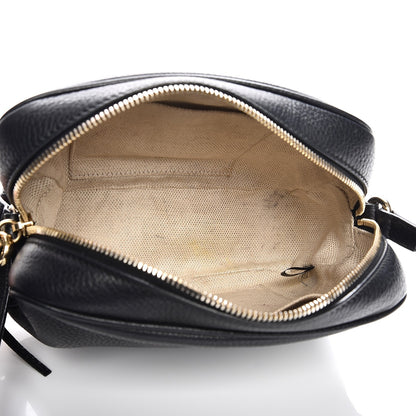 Gucci Pebbled Calfskin Small Soho Disco Bag Black 5 of 11