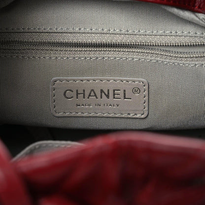 Chanel Lambskin Quilted Beijing Backpack Red 10 of 11