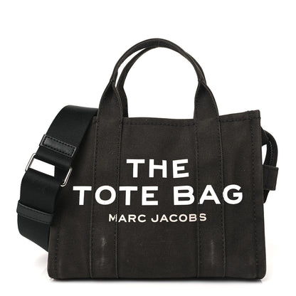 Marc Jacobs Cotton Canvas Mini The Traveler Tote Bag Brown 1 of 11