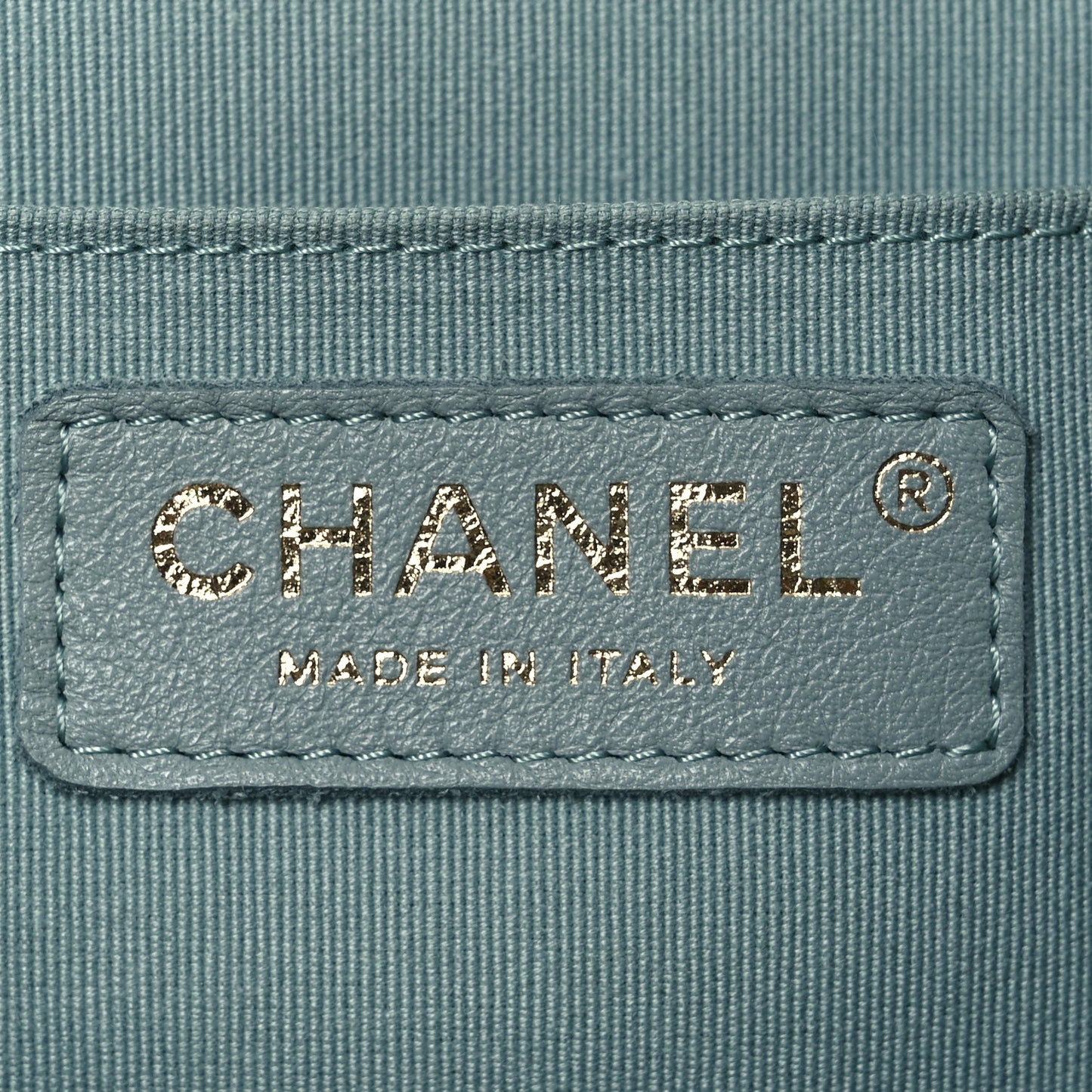 Lambskin Quilted Small Duma Drawstring Backpack Light Blue