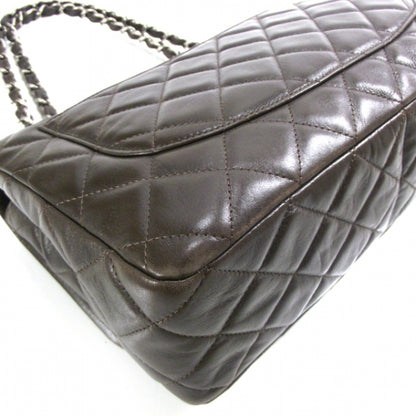 Chanel Washed Lambskin Hybrid Jumbo Flap Dark Brown 5 of 11